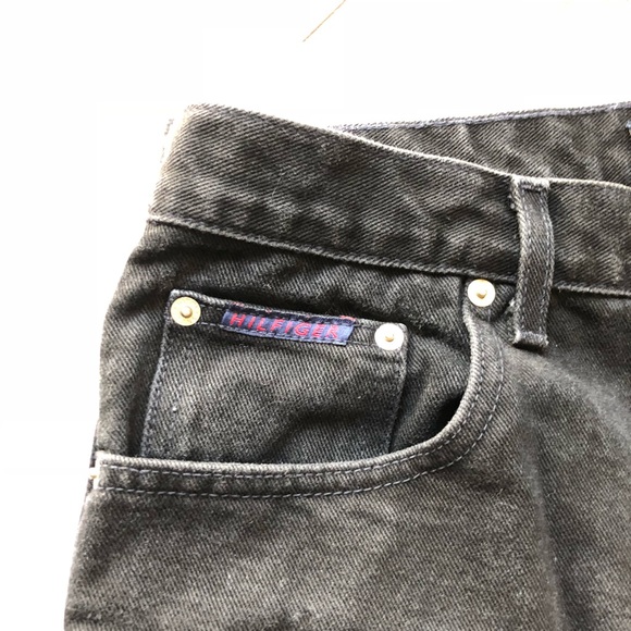 VINTAGE FLAME! Tommy Hilfiger Black Denim Jeans. - Picture 5 of 6